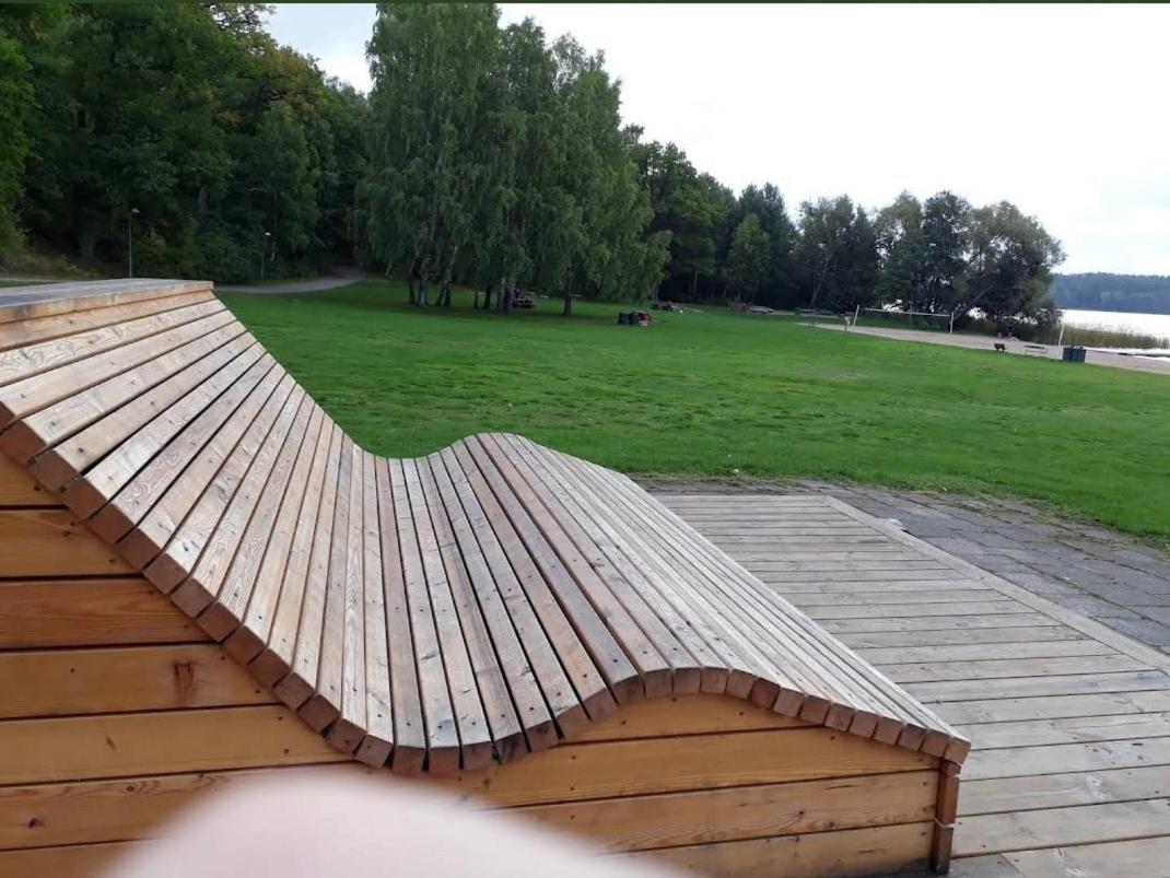 Close To The Metro And The Beach!!! With A View Of The Scandinavian Forest Stockholm Exterior foto